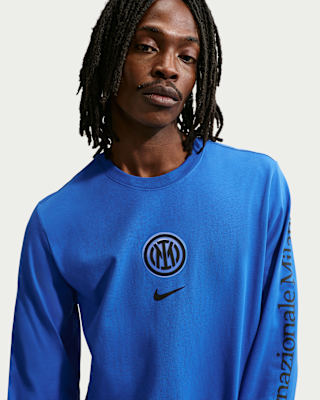 Inter Milan Men's Nike Soccer Long-Sleeve T-Shirt. Nike.com